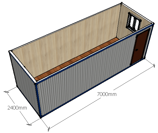 Блок-контейнер металлический 7 метров
