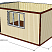 Модульное здание с отделкой деревянная вагонка